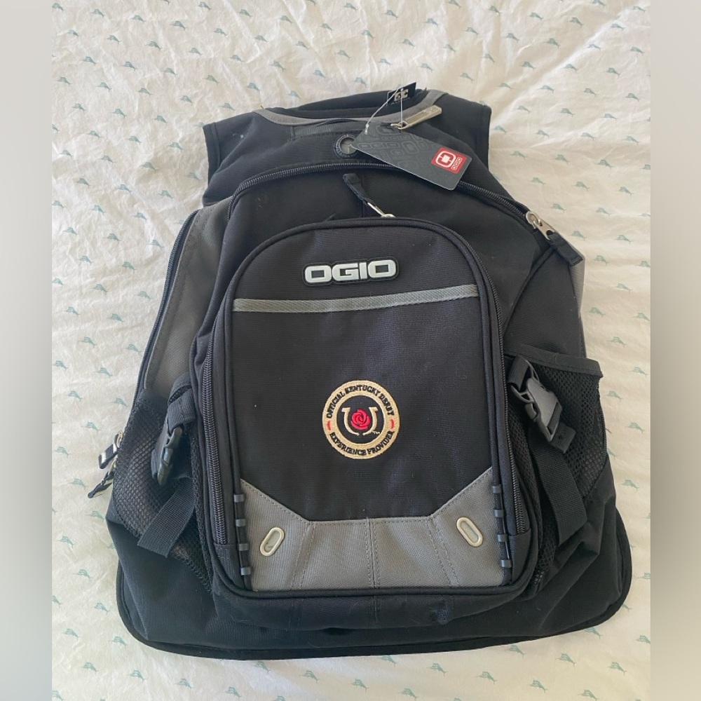 NWT OGIO Black and Gray Backpack w Kentucky Derby Logo